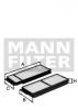 MANN-FILTER CU 22 001-2 Фильтр, воздух во внутренном пространстве