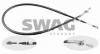 SWAG 10 92 1263 Трос, стояночная тормозная система