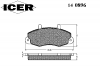 ICER 140896 Комплект тормозных колодок, диско