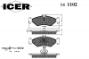 ICER 141102 Комплект тормозных колодок, диско