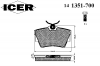ICER 141351-700 Комплект тормозных колодок, диско