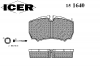 ICER 151640 Комплект тормозных колодок, диско