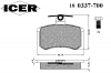 ICER 180337-700 Комплект тормозных колодок, диско