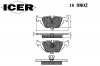 ICER 180802 Комплект тормозных колодок, диско