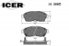 ICER 181005 Комплект тормозных колодок, диско