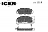 ICER 181019 Комплект тормозных колодок, диско