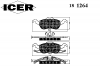 ICER 181264 Комплект тормозных колодок, диско