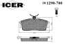 ICER 181290-700 Комплект тормозных колодок, диско