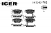 ICER 181363-702 Комплект тормозных колодок, диско