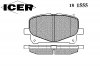 ICER 181555 Комплект тормозных колодок, диско