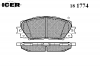 ICER 181774 Комплект тормозных колодок, диско