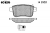 ICER 181855 Комплект тормозных колодок, диско