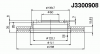 NIPPARTS J3300908 Тормозной диск