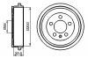 BOSCH 0 986 477 133 Тормозной барабан