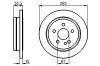 BOSCH 0 986 478 469 Тормозной диск