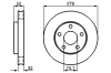 BOSCH 0 986 478 486 Тормозной диск