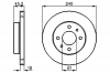 BOSCH 0 986 478 533 Тормозной диск