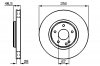 BOSCH 0 986 478 625 Тормозной диск