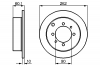 BOSCH 0 986 478 655 Тормозной диск