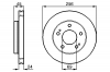 BOSCH 0 986 478 708 Тормозной диск