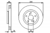BOSCH 0 986 479 428 Тормозной диск