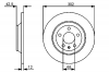 BOSCH 0 986 479 458 Тормозной диск
