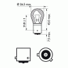 PHILIPS 12496SVB2 Лампа накаливания, фонарь указателя поворота; Лампа накаливания, фонарь указателя поворота