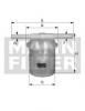 MANN-FILTER WK 42/14 Топливный фильтр