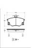 NK 222322 Комплект тормозных колодок, диско
