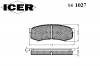 ICER 141027 Комплект тормозных колодок, диско