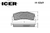 ICER 180269 Комплект тормозных колодок, диско