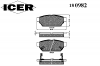 ICER 180982 Комплект тормозных колодок, диско