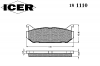 ICER 181110 Комплект тормозных колодок, диско
