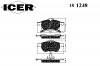 ICER 181248 Комплект тормозных колодок, диско