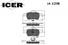 ICER 181298 Комплект тормозных колодок, диско