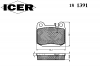 ICER 181391 Комплект тормозных колодок, диско