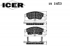 ICER 181453 Комплект тормозных колодок, диско