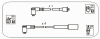 JANMOR JP310 Ккомплект проводов зажигания
