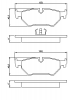 BOSCH 0 986 424 027 Комплект тормозных колодок, диско