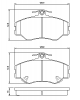 BOSCH 0 986 424 368 Комплект тормозных колодок, диско