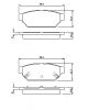 BOSCH 0 986 424 464 Комплект тормозных колодок, диско