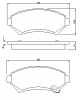 BOSCH 0 986 424 466 Комплект тормозных колодок, диско