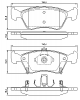 BOSCH 0 986 424 560 Комплект тормозных колодок, диско