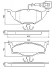 BOSCH 0 986 424 632 Комплект тормозных колодок, диско