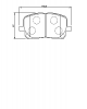 BOSCH 0 986 424 761 Комплект тормозных колодок, диско