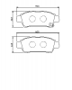 BOSCH 0 986 424 762 Комплект тормозных колодок, диско