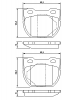 BOSCH 0 986 424 827 Комплект тормозных колодок, диско