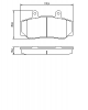 BOSCH 0 986 460 961 Комплект тормозных колодок, диско