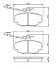 BOSCH 0 986 461 117 Комплект тормозных колодок, диско