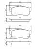 BOSCH 0 986 461 144 Комплект тормозных колодок, диско